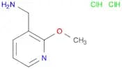 3-Pyridinemethanamine, 2-methoxy-, hydrochloride (1:2)