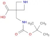 3-[[[(1,1-Dimethylethoxy)carbonyl]amino]methyl]-3-azetidinecarboxylic acid