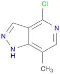 1H-PYRAZOLO[4,3-C]PYRIDINE, 4-CHLORO-7-METHYL-