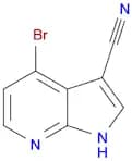 1H-Pyrrolo[2,3-b]pyridine-3-carbonitrile, 4-bromo-