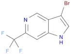 1H-Pyrrolo[3,2-c]pyridine, 3-bromo-6-(trifluoromethyl)-