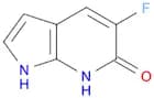 6H-Pyrrolo[2,3-b]pyridin-6-one, 5-fluoro-1,7-dihydro-