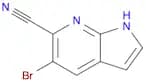 1H-Pyrrolo[2,3-b]pyridine-6-carbonitrile, 5-bromo-
