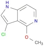 1H-Pyrrolo[3,2-c]pyridine, 3-chloro-4-methoxy-