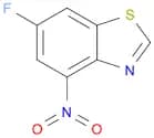 Benzothiazole, 6-fluoro-4-nitro-