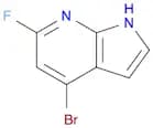 1H-Pyrrolo[2,3-b]pyridine, 4-bromo-6-fluoro-