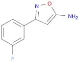 3-(3-Fluorophenyl)-1,2-oxazol-5-amine