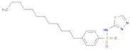 Benzenesulfonamide, 4-dodecyl-N-1,3,4-thiadiazol-2-yl-