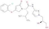 (S)-2-(4-(2-Chlorophenoxy)-2-oxo-2,5-dihydro-1H-pyrrol-1-yl)-N-(1-((S)-2,3-dihydroxypropyl)-1H-pyr…