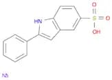 1H-Indole-5-sulfonic acid, 2-phenyl-, sodium salt (1:1)