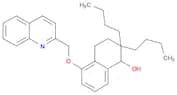 1-Naphthalenol, 2,2-dibutyl-1,2,3,4-tetrahydro-5-(2-quinolinylmethoxy)-