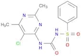 N-((5-Chloro-2,6-dimethylpyrimidin-4-yl)carbamoyl)benzenesulfonamide
