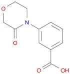3-(3-oxomorpholin-4-yl)benzoic acid