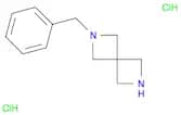 2,6-Diazaspiro[3.3]heptane, 2-(phenylmethyl)-, hydrochloride (1:2)