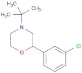 Morpholine, 2-(3-chlorophenyl)-4-(1,1-dimethylethyl)-