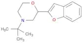 Morpholine, 2-(2-benzofuranyl)-4-(1,1-dimethylethyl)-