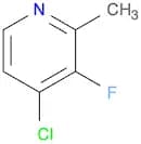 Pyridine, 4-chloro-3-fluoro-2-methyl-