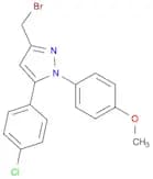 1H-Pyrazole, 3-(bromomethyl)-5-(4-chlorophenyl)-1-(4-methoxyphenyl)-