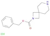 2,7-Diazaspiro[3.5]-nonane-2-carboxylic acid, phenylmethyl ester, hcl (1:1)