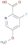 2-Pyridinecarboxylic acid, 3-fluoro-5-methoxy-