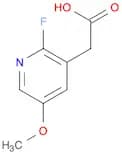 3-Pyridineacetic acid, 2-fluoro-5-methoxy-