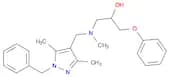 1-(((1-Benzyl-3,5-dimethyl-1H-pyrazol-4-yl)methyl)(methyl)amino)-3-phenoxypropan-2-ol