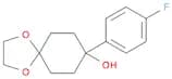 1,4-Dioxaspiro[4.5]decan-8-ol, 8-(4-fluorophenyl)-