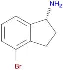 1H-Inden-1-amine, 4-bromo-2,3-dihydro-, (1R)-