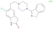 5-{2-[4-(1,2-benzothiazol-3-yl)piperazin-1-yl]ethyl}-6-chloro-2,3-dihydro-1H-indol-2-one hydrochlo…