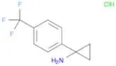 Cyclopropanamine, 1-[4-(trifluoromethyl)phenyl]-, hydrochloride (1:1)