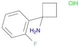 Cyclobutanamine, 1-(2-fluorophenyl)-, hydrochloride (1:1)