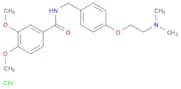 Benzamide, N-​[[4-​[2-​(dimethylamino)​ethoxy]​phenyl]​methyl]​-​3,​4-​dimethoxy-​, hydrochloride …