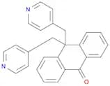 9(10H)-ANTHRACENONE, 10,10-BIS(4-PYRIDINYLMETHYL)-