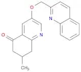 5(6H)-Quinolinone, 7,8-dihydro-7-methyl-3-(2-quinolinylmethoxy)-