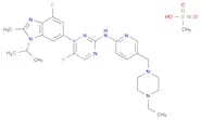 2-​Pyrimidinamine, N-​[5-​[(4-​ethyl-​1-​piperazinyl)​methyl]​-​2-​pyridinyl]​-​5-​fluoro-​4-​[4-​…
