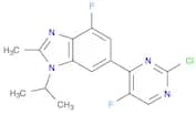 1H-​Benzimidazole, 6-​(2-​chloro-​5-​fluoro-​4-​pyrimidinyl)​-​4-​fluoro-​2-​methyl-​1-​(1-​methyl…