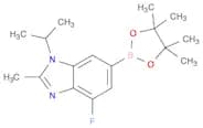 1H-Benzimidazole, 4-fluoro-2-methyl-1-(1-methylethyl)-6-(4,4,5,5-tetramethyl-1,3,2-dioxaborolan-2-…