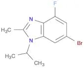 1H-Benzimidazole, 6-bromo-4-fluoro-2-methyl-1-(1-methylethyl)-