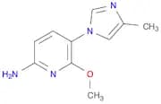2-Pyridinamine, 6-methoxy-5-(4-methyl-1H-imidazol-1-yl)-
