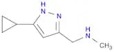 1-(5-Cyclopropyl-1H-pyrazol-3-yl)-N-methylmethanamine