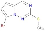 Pyrrolo[2,1-f][1,2,4]triazine, 7-bromo-2-(methylthio)-