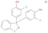 Phenol, 4,4'-(3H-2,1-benzoxathiol-3-ylidene)bis[2-chloro-, sodium salt (1:1)