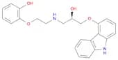 Phenol, 2-[2-[[3-(9H-carbazol-4-yloxy)-2-hydroxypropyl]amino]ethoxy]-, (R)- (9CI)