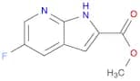 1H-Pyrrolo[2,3-b]pyridine-2-carboxylic acid, 5-fluoro-, methyl ester