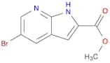 1H-Pyrrolo[2,3-b]pyridine-2-carboxylic acid, 5-bromo-, methyl ester