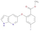 Benzoic acid, 4-fluoro-2-(1H-pyrrolo[2,3-b]pyridin-5-yloxy)-, methyl ester