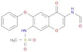 Methanesulfonamide, N-[3-(formylamino)-4-oxo-6-phenoxy-4H-1-benzopyran-7-yl]-