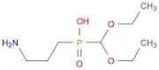 Phosphinic acid, P-(3-aminopropyl)-P-(diethoxymethyl)-