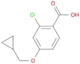 Benzoic acid, 2-chloro-4-(cyclopropylmethoxy)-