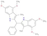 1H-Indole, 2,2'-(phenylmethylene)bis[4,6-dimethoxy-3-methyl-